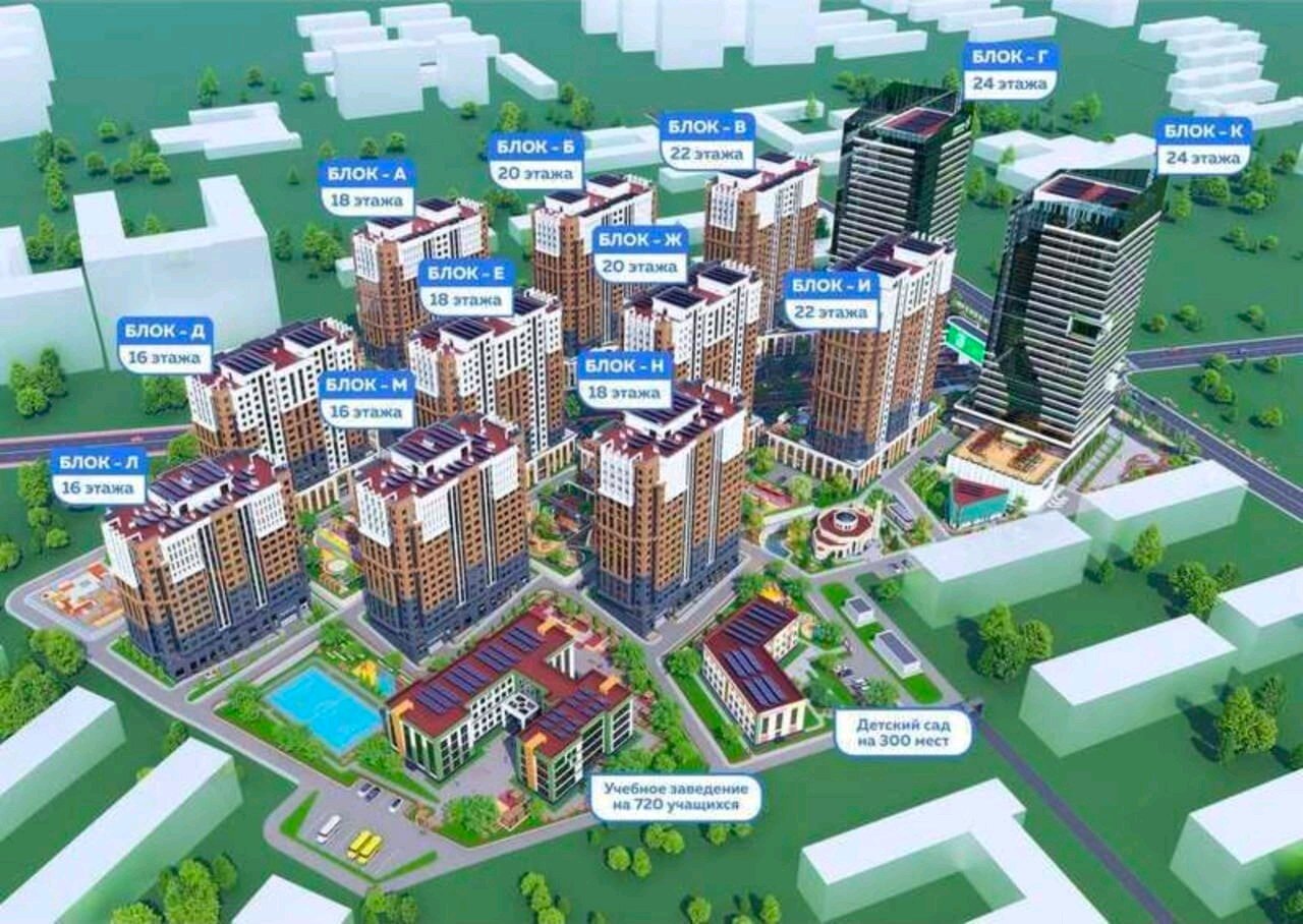 2-комнатная квартира в Душанбе, Сино — фото 5, коридор