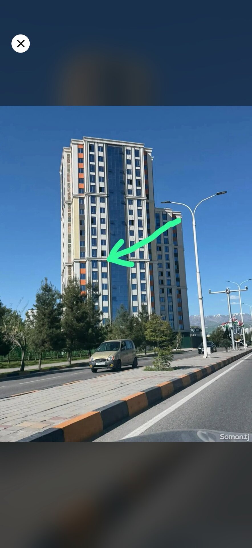 3-комнатная квартира в Душанбе, Фирдавси — фото 1, гостиная