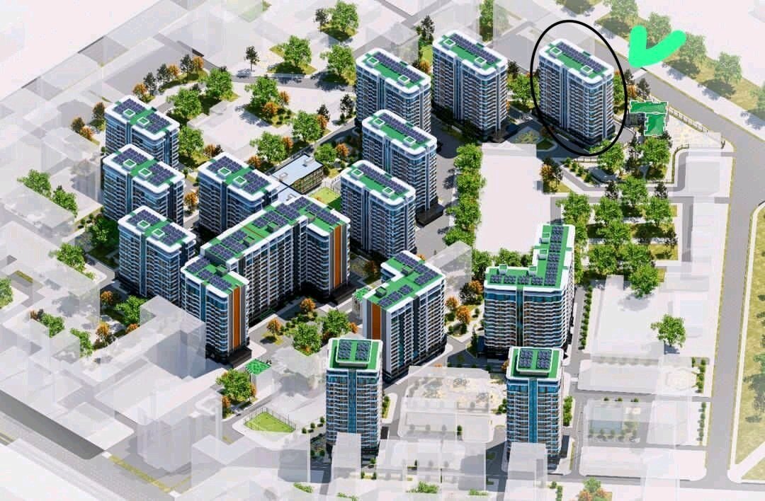 1-комнатная квартира в Душанбе, Исмоили Сомони — фото 4, санузел