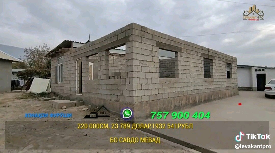 Дом, 5 комнат, 1 этаж.