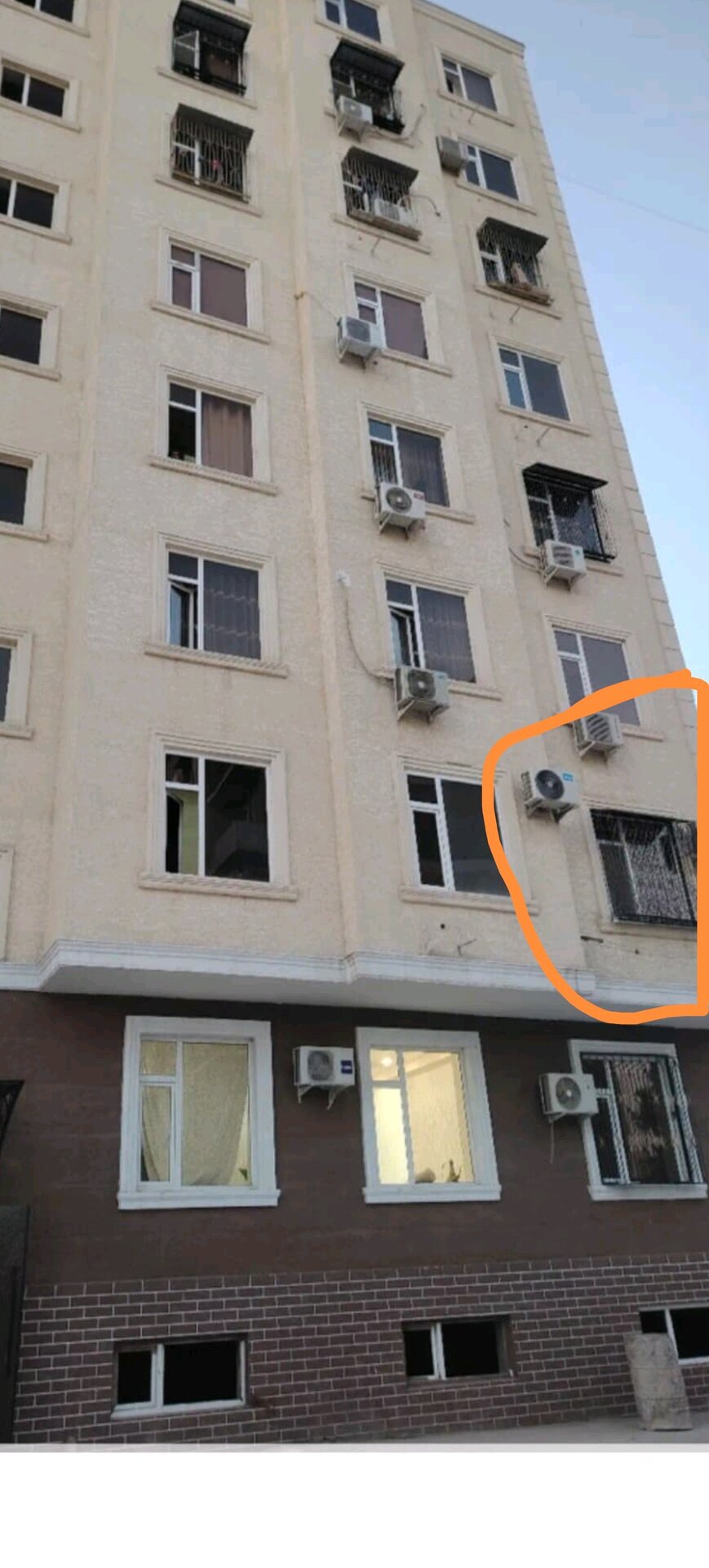 1-комнатная квартира в Бохтаре — фото 7, вид из окна