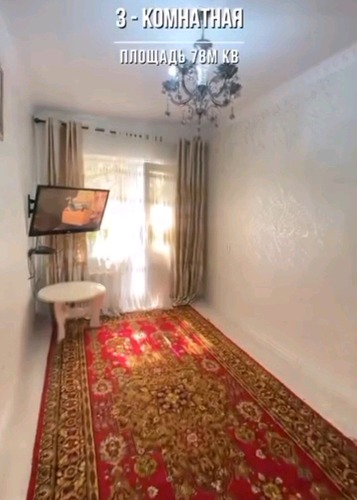 3-комнатная квартира в Душанбе, Сино — фото 3, спальня